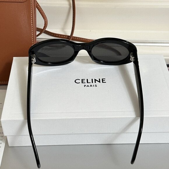 Celine Triomphe 01 Oval Sunglasses - Picture 4 of 5